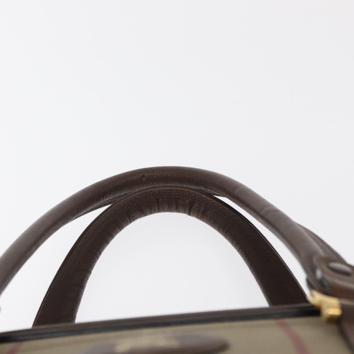 Burberry Nova Handbag Canvas Beige Canvas Handbag