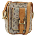 Louis Vuitton Juliette Crossbody Bag Mini Lin Blue Canvas Shoulder Bag