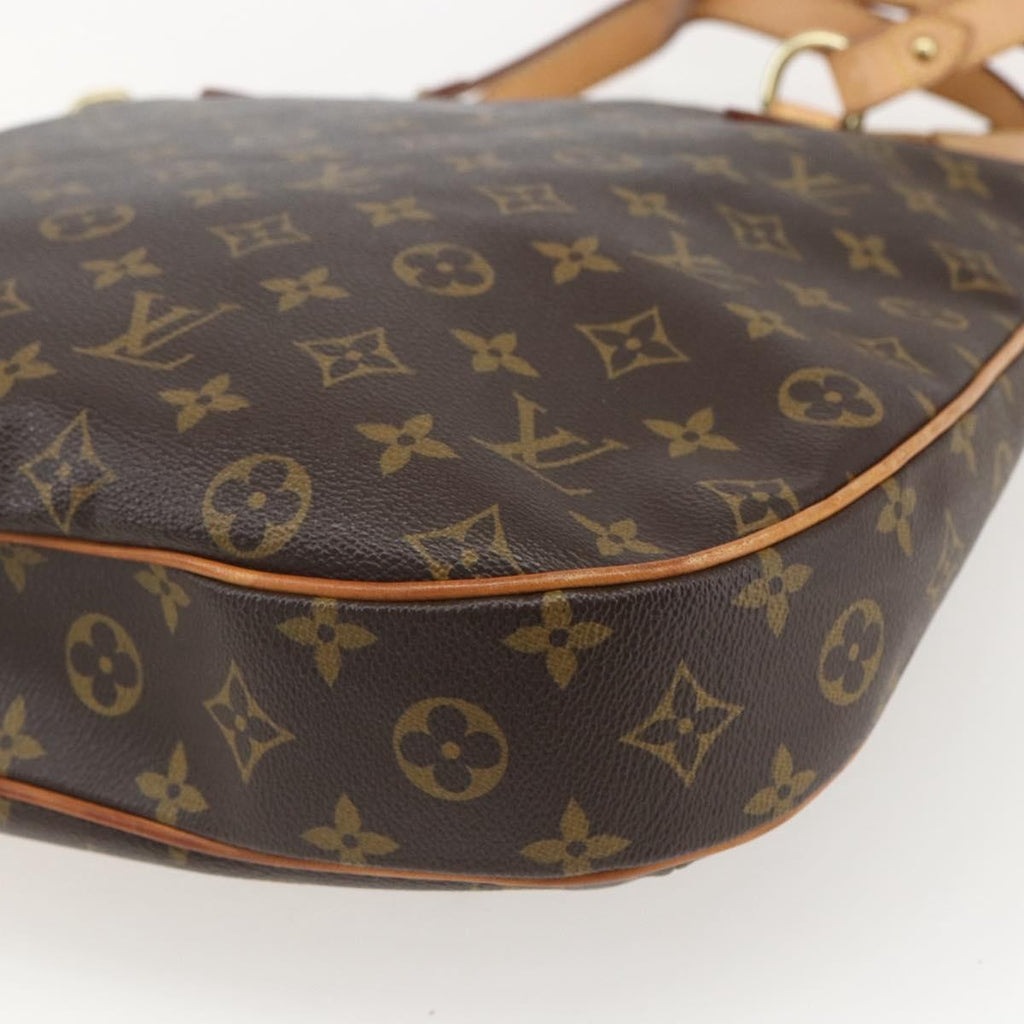 Louis Vuitton Odeon Handbag Monogram Canvas Brown Canvas Shoulder Bag