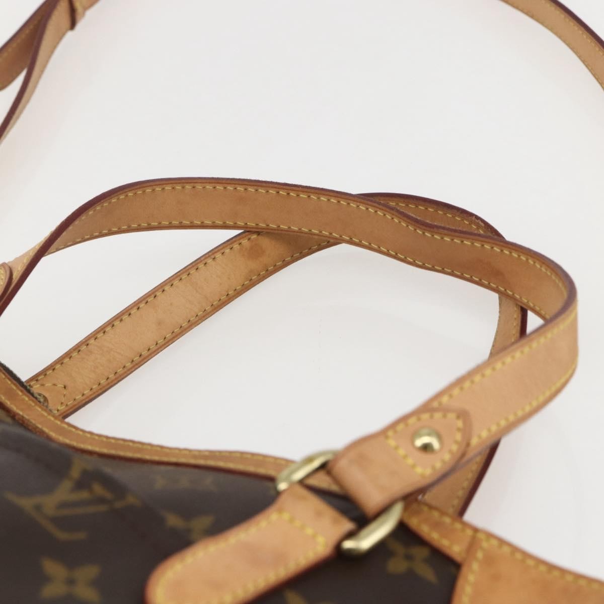 Louis Vuitton Odeon Handbag Monogram Canvas Brown Canvas Shoulder Bag