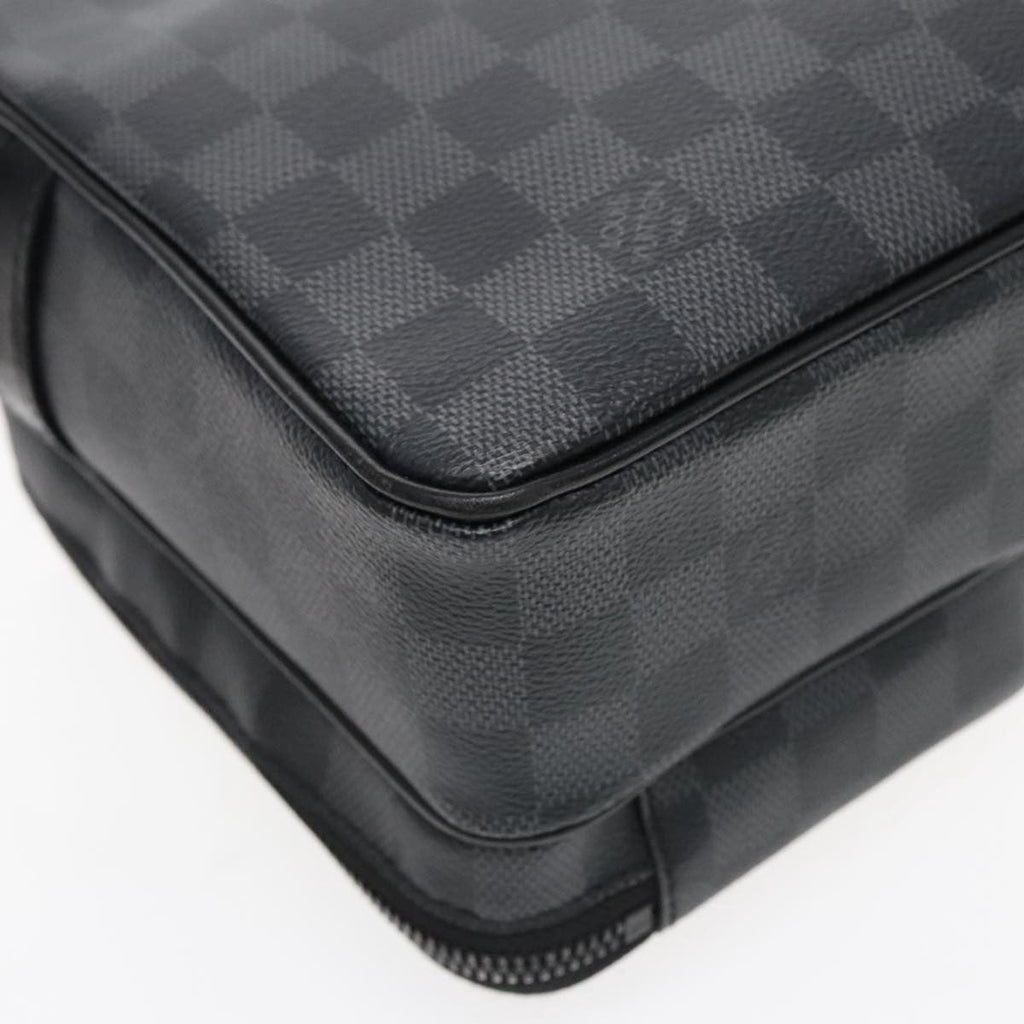 Louis Vuitton Utility Business Bag Damier Graphite Gray Canvas Shoulder Bag