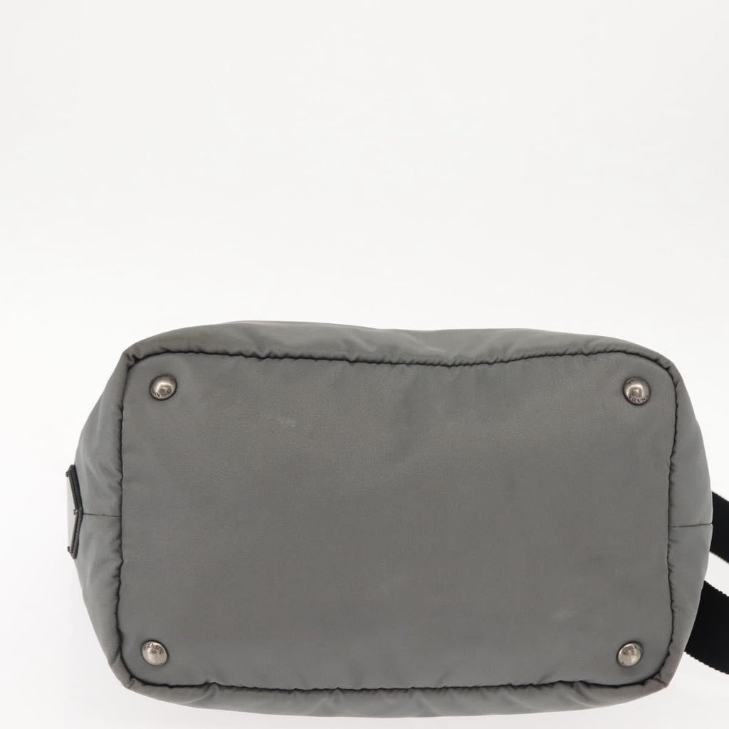 Prada Convertible Double Tote Tessuto Black Nylon Handbag