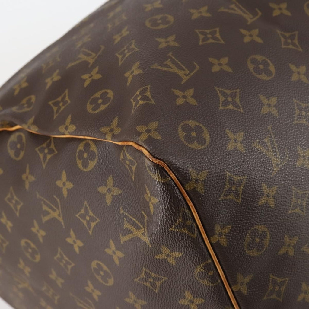 Louis Vuitton Keepall Bag Monogram Canvas Brown Canvas Travel Bag