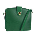 Louis Vuitton Capucines Shoulder Bag Epi Leather Green Leather Shoulder Bag