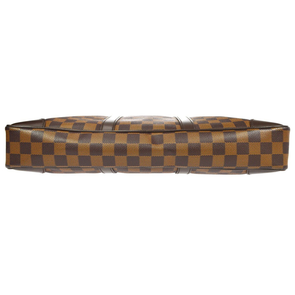 Louis Vuitton Porte-Documents Voyage Briefcase Damier Brown Canvas Briefcase Bag