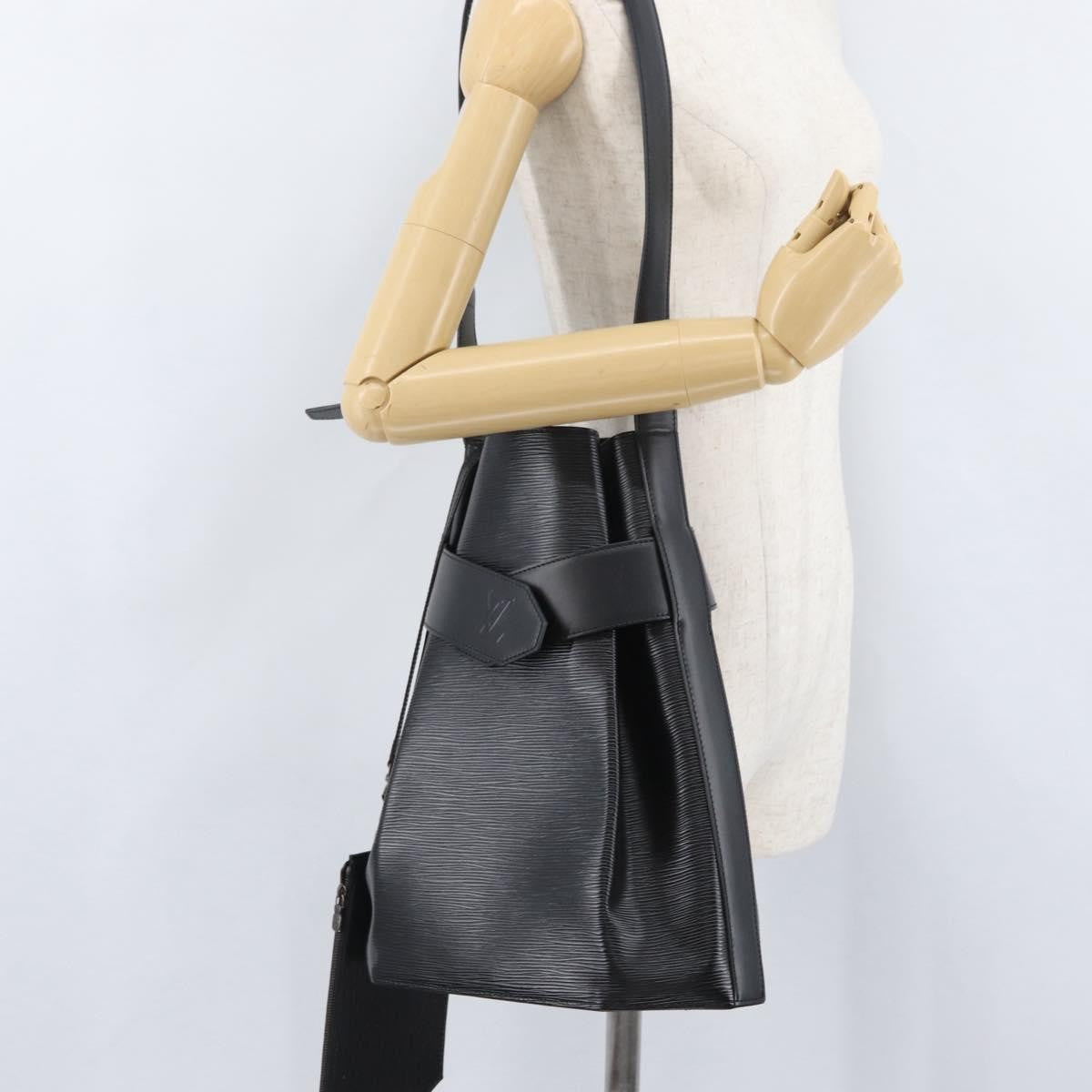 Louis Vuitton Vintage Sac D'epaule Handbag Epi Leather Black Leather Shoulder Bag