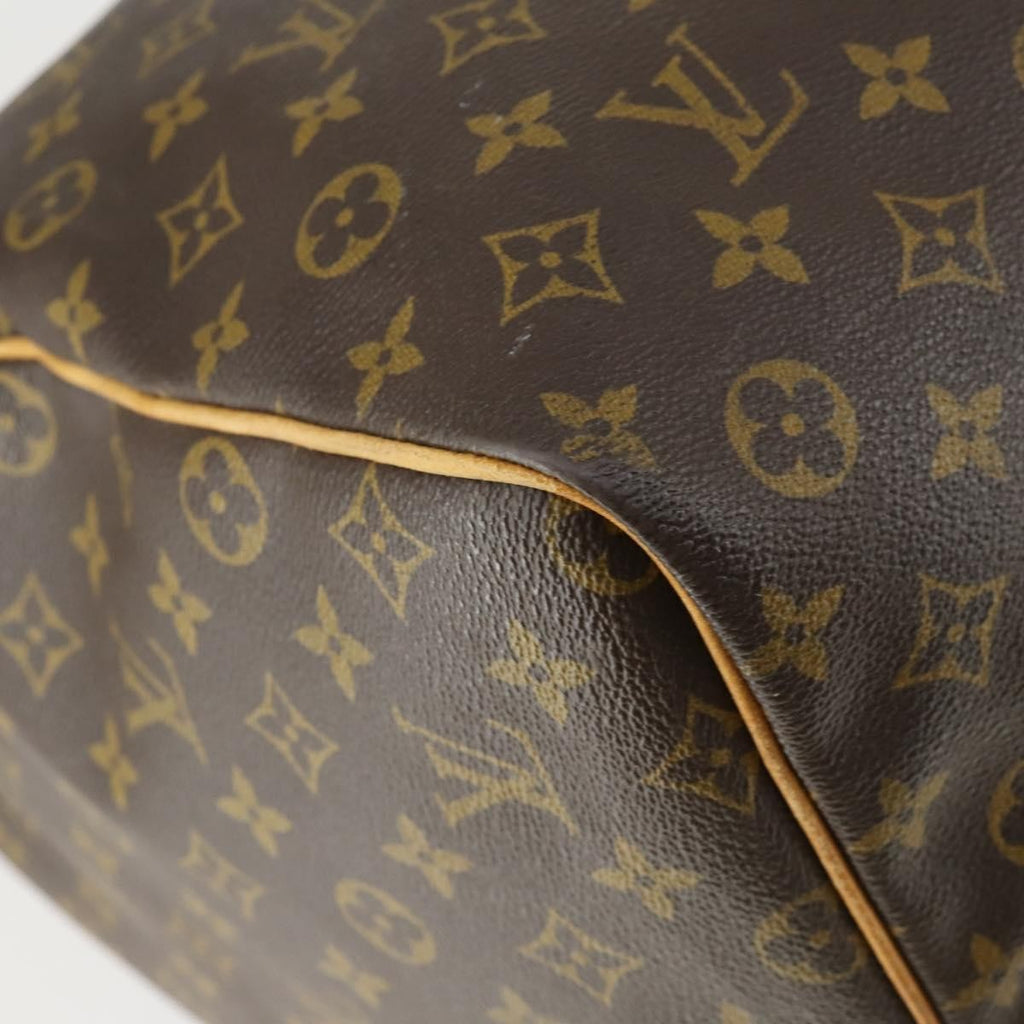 Louis Vuitton Keepall Bag Monogram Canvas Brown Canvas Travel Bag