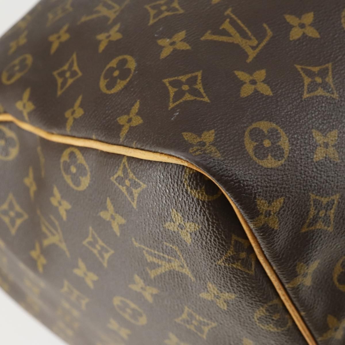 Louis Vuitton Keepall Bag Monogram Canvas Brown Canvas Travel Bag