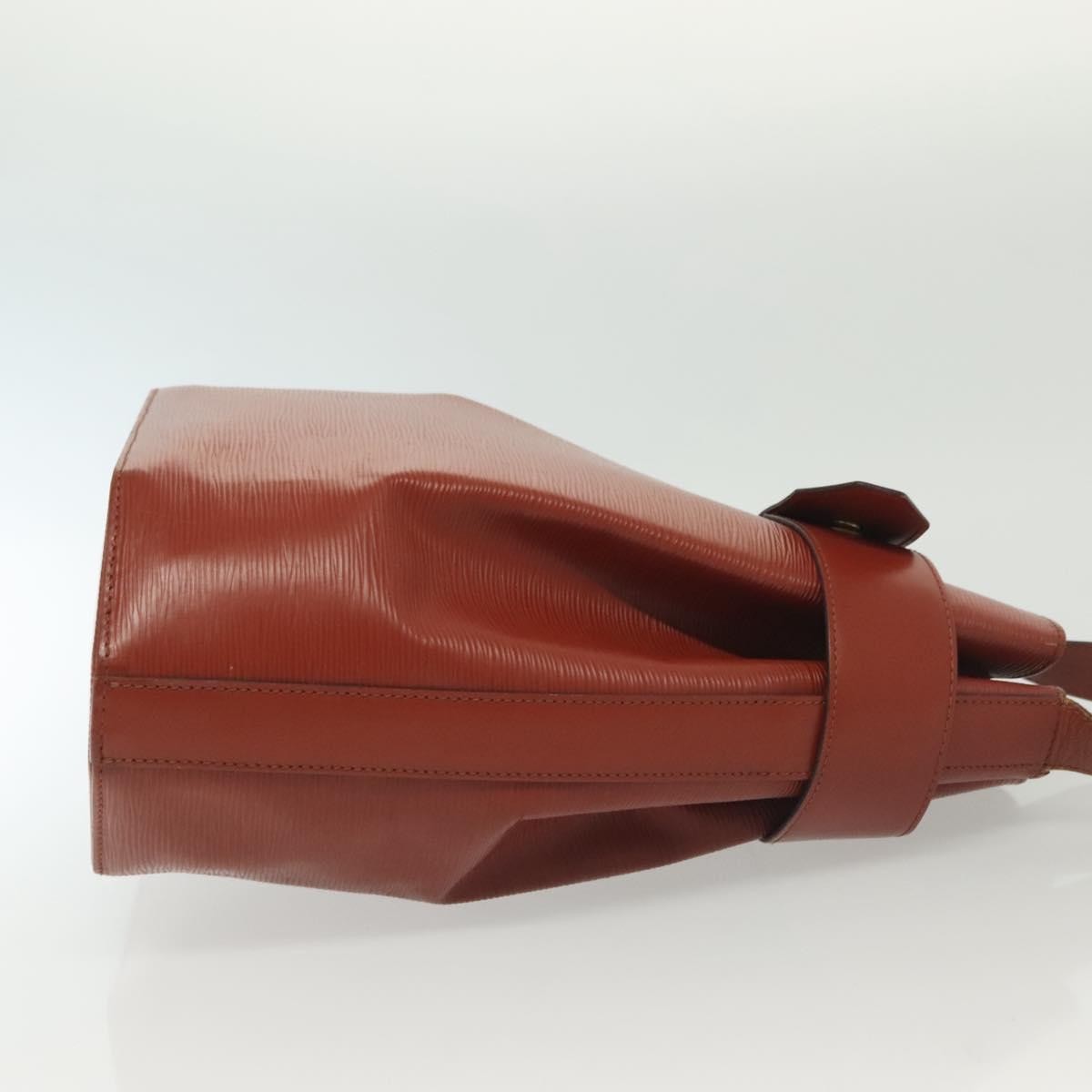 Louis Vuitton Vintage Sac D'epaule Handbag Epi Leather Brown Leather Bag