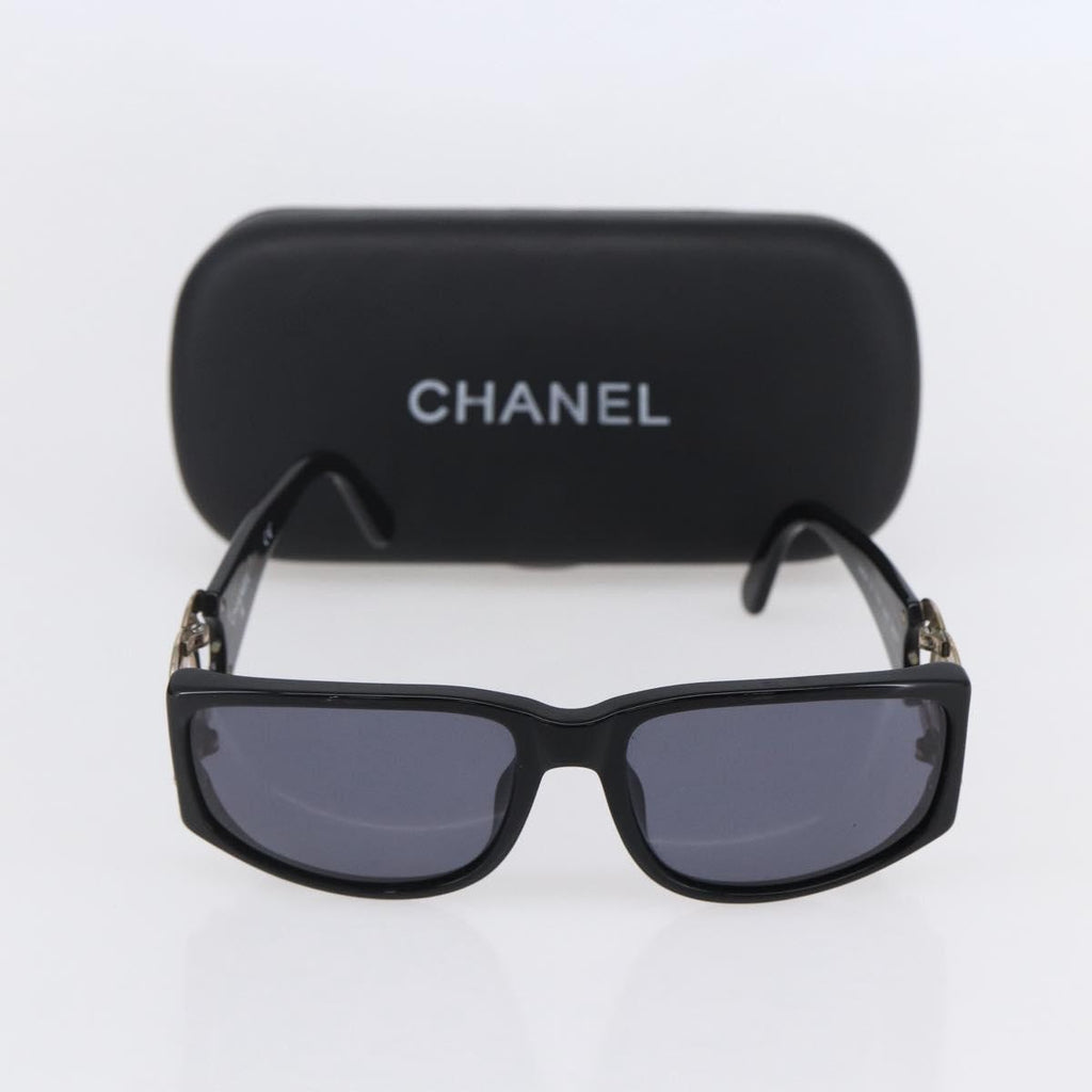 Chanel Chanel Logo Sunglasses Eye Wear Plastic Black Plastic Sunglasse Accessory