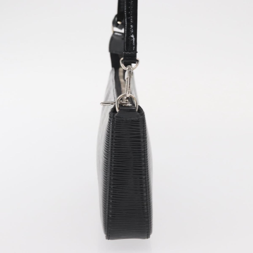 Louis Vuitton Pochette Accessoires Nm Electric Epi Leather Black Leather Clutche & Pouche Bag