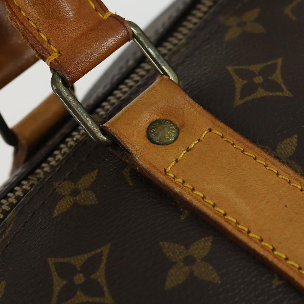 Louis Vuitton Keepall Bag Monogram Canvas Brown Canvas Travel Bag
