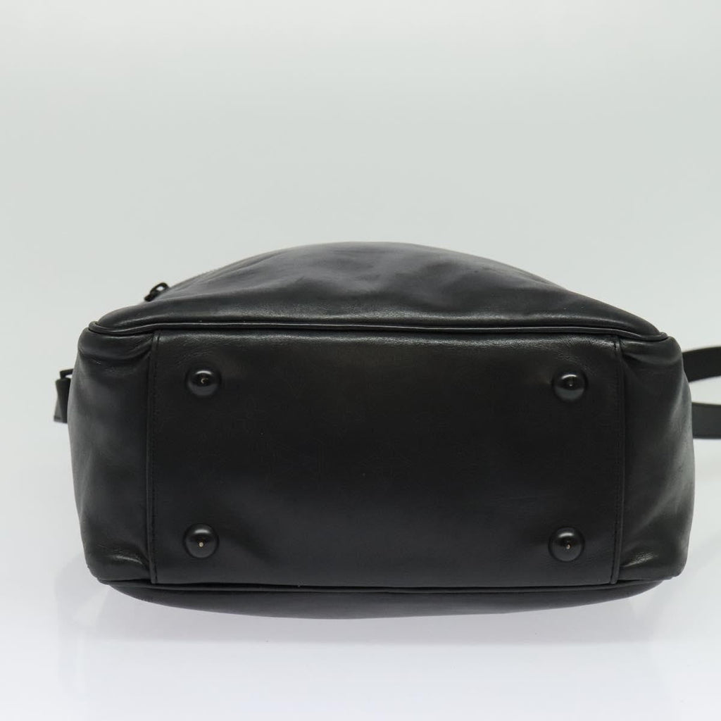 Louis Vuitton Clarkson Messenger Bag Monogram Shadow Leather Black Leather Bag