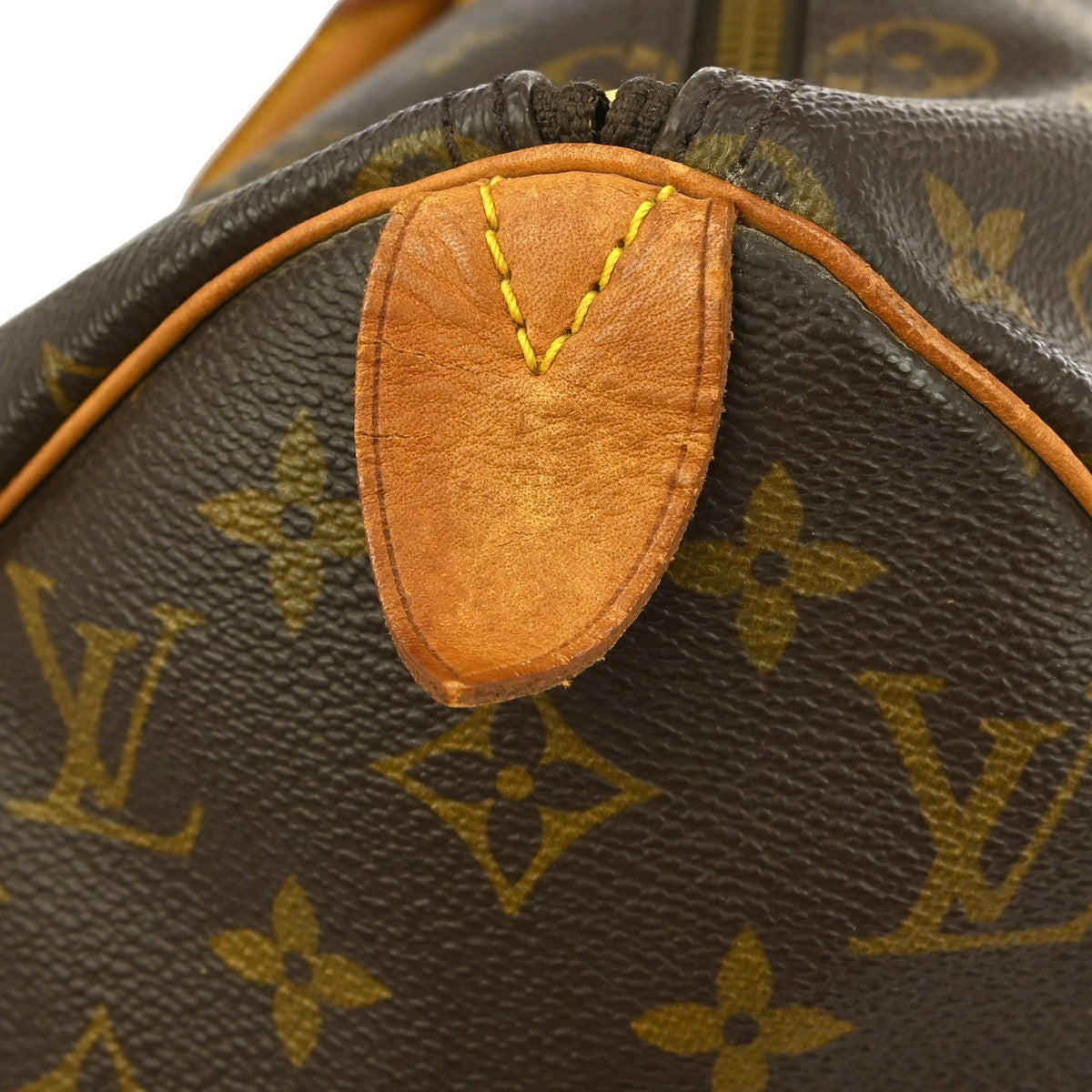 Louis Vuitton Keepall Bag Monogram Canvas Brown Canvas Travel Bag