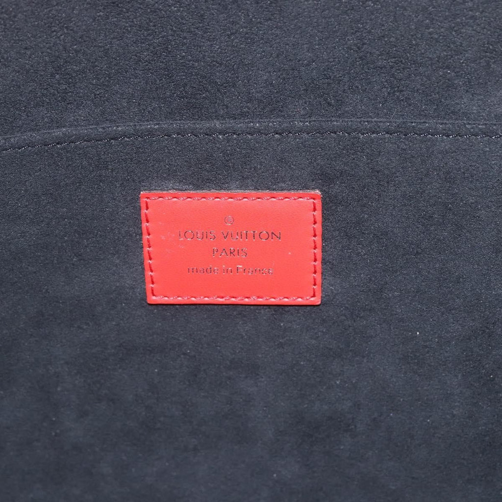 Louis Vuitton Pochette Jour Limited Edition Supreme Epi Leather Red Leather Clutche & Pouche Bag