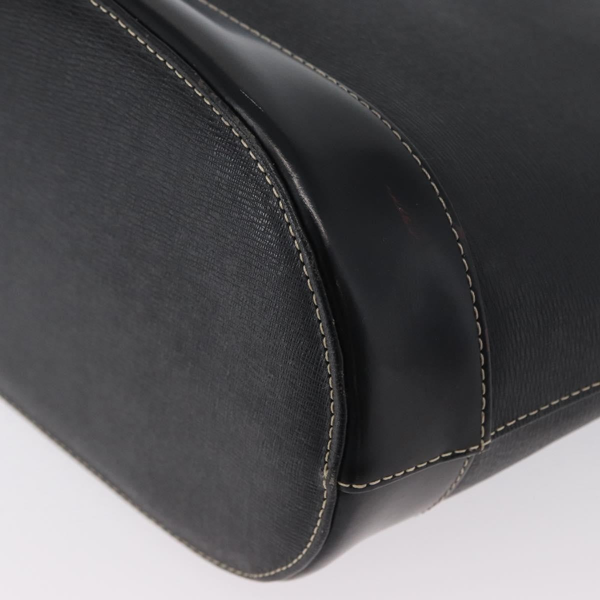 Burberry Vintage Tote Bag Leather Black Leather Tote Bag