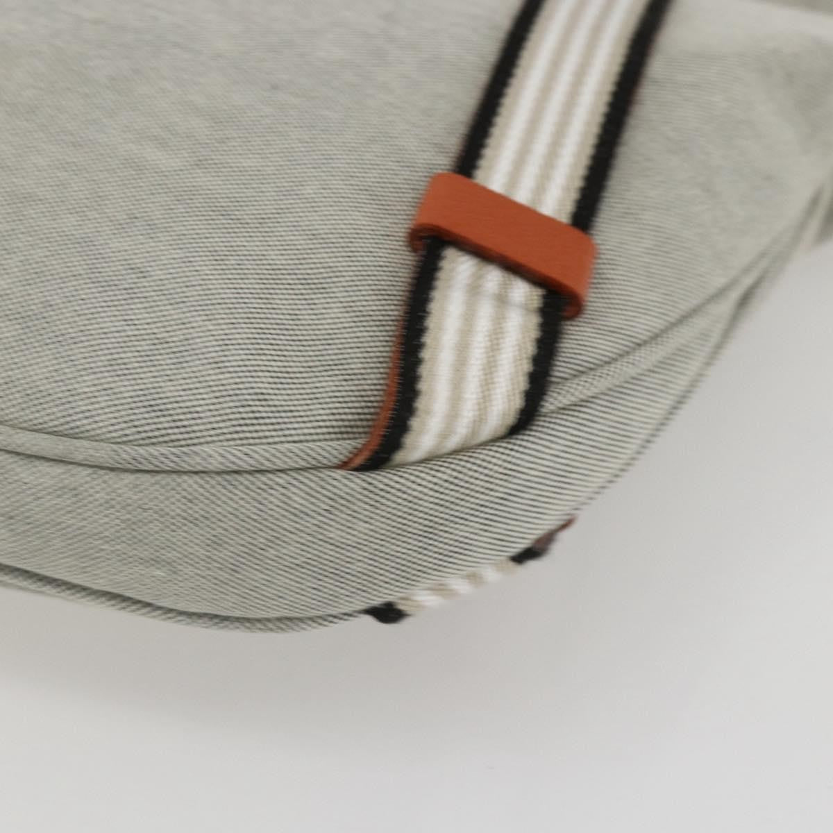 Burberry Blue Label Shoulder Bag Canvas Gray Canvas Shoulder Bag