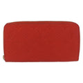 Louis Vuitton Portefeuille Zippy Monogramme Empreinte Monogramme Empreinte Orange Leather Wallets Accessory
