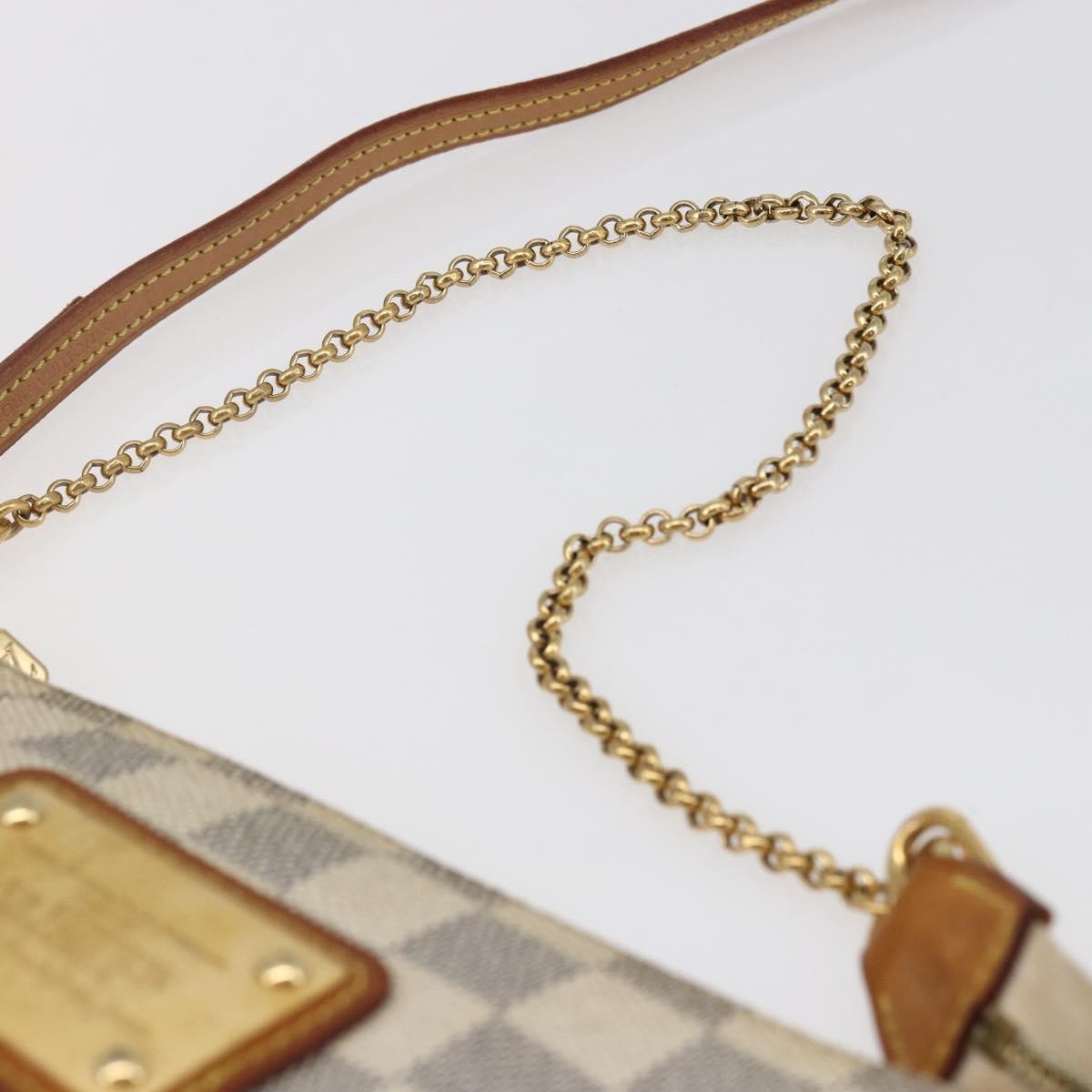 Louis Vuitton Eva Handbag Damier White Canvas Bag