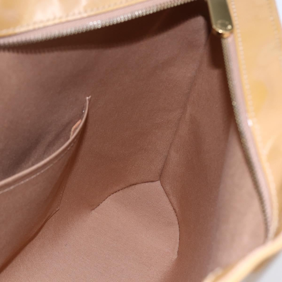 Louis Vuitton Brentwood Handbag Monogram Vernis Brown Patent_Leather Bag