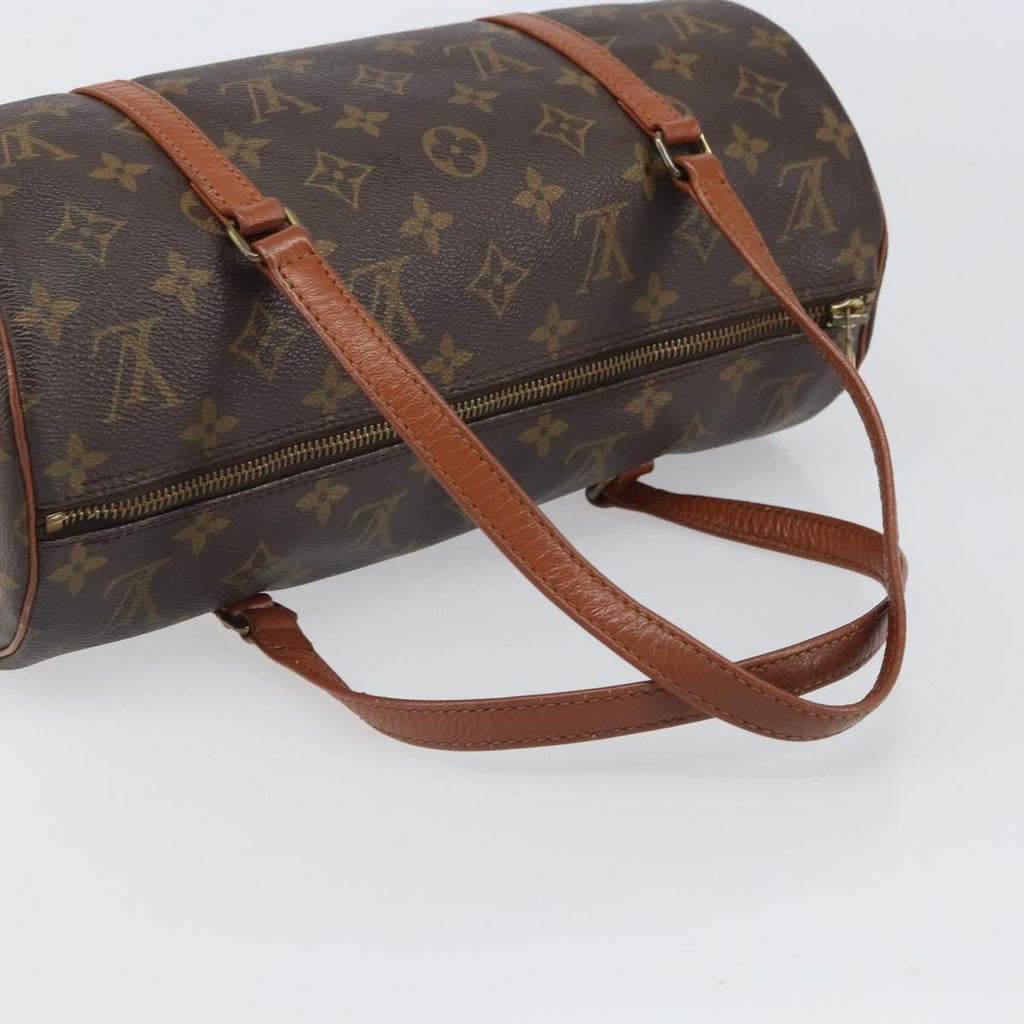 Louis Vuitton Papillon Handbag Monogram Canvas Brown Canvas Handbag