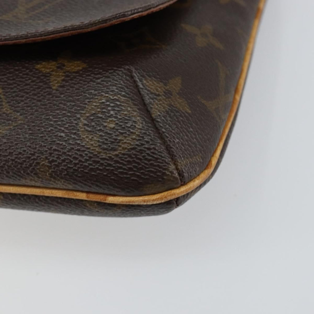 Louis Vuitton Musette Salsa Handbag Monogram Canvas Brown Canvas Shoulder Bag