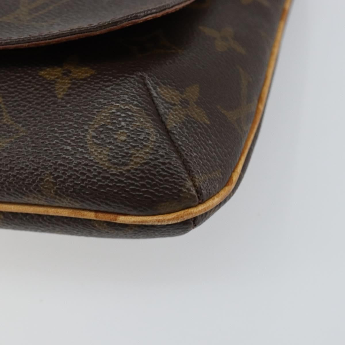 Louis Vuitton Musette Salsa Handbag Monogram Canvas Brown Canvas Shoulder Bag