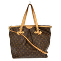 Louis Vuitton Palermo Handbag Monogram Canvas Brown Canvas Tote Bag
