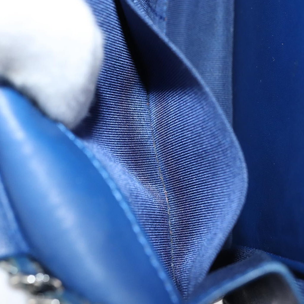 Chanel Wallet On Chain Canvas Navy Canvas Shoulder Bag Bag
