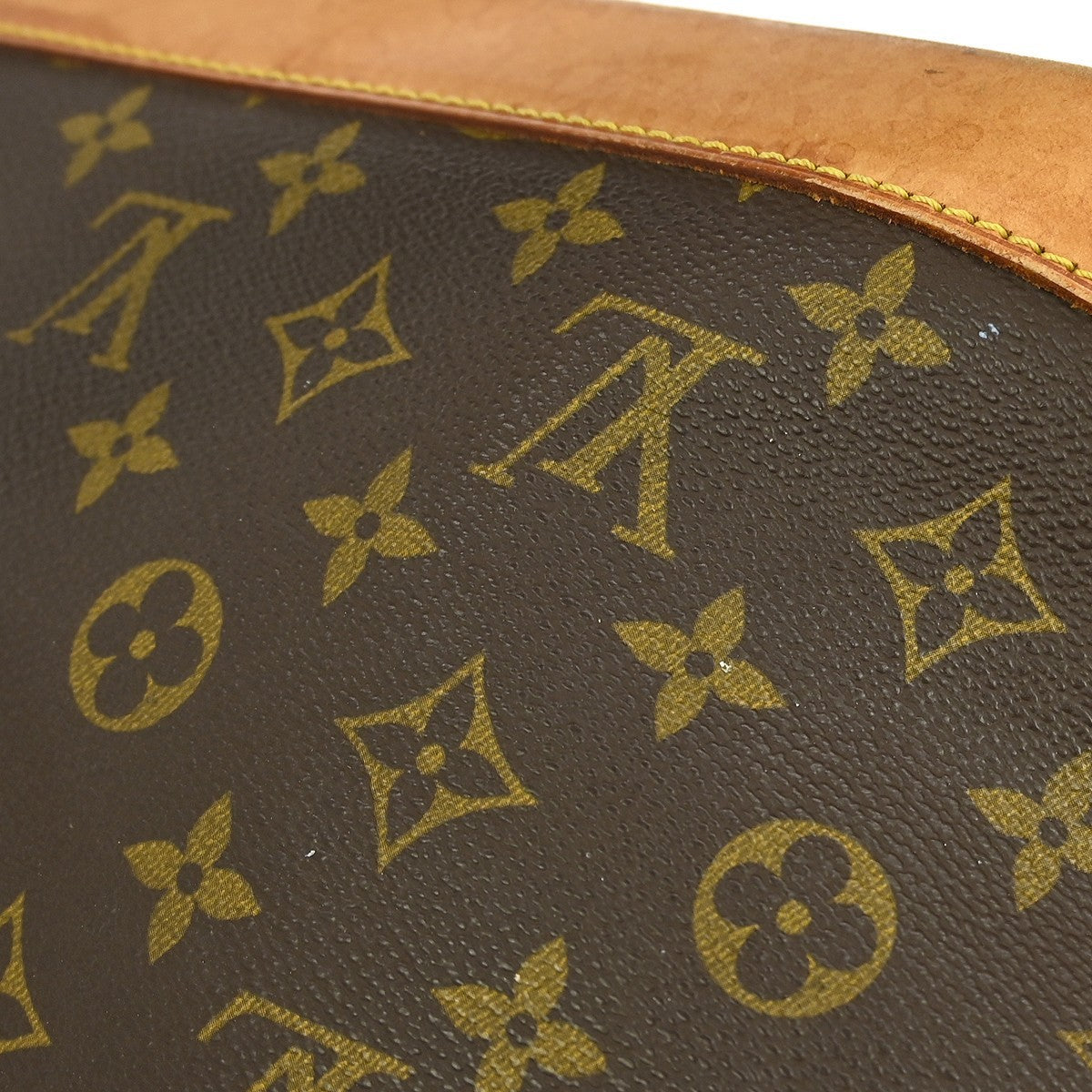 Louis Vuitton Alma Handbag Monogram Canvas Brown Canvas Handbag