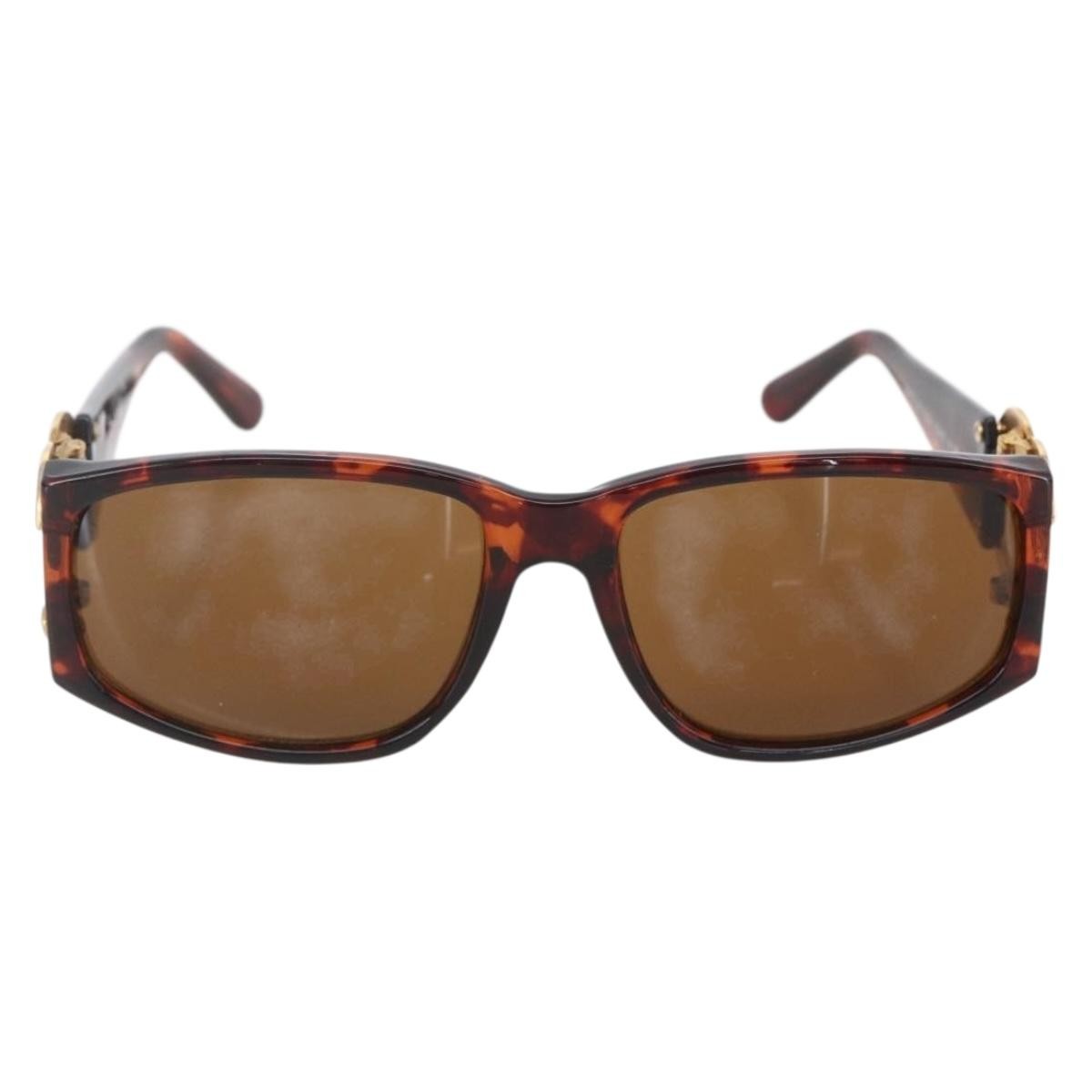 Chanel Logo Cc Sunglasses Plastic Brown Plastic Sunglasse Accessory