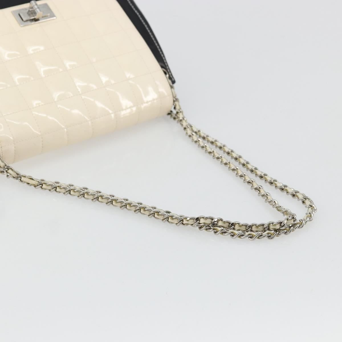 Chanel Chocolate Bar Accordion Reissue Flap Bag Quilted Lambskin Black Leather Handbag