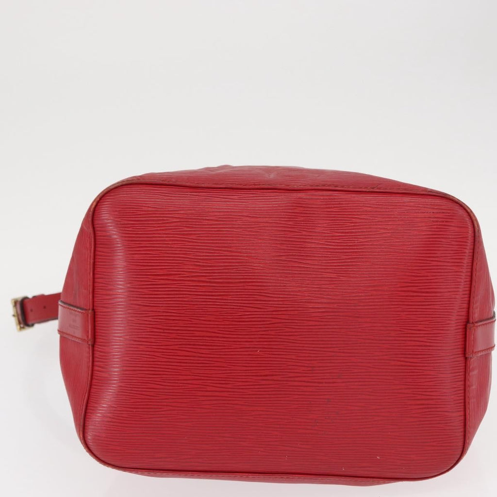 Louis Vuitton Petit Noe Handbag Epi Leather Red Leather Shoulder Bag