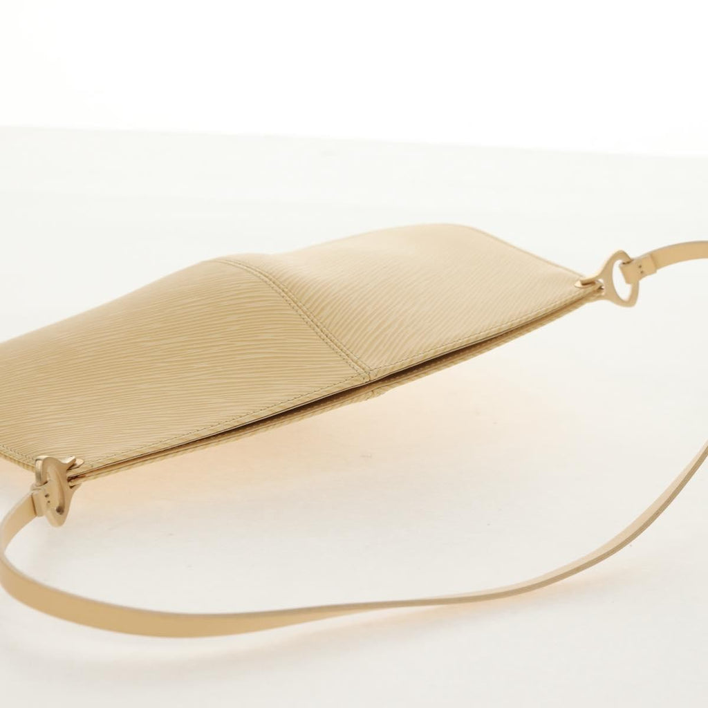 Louis Vuitton Demi Lune Pochette Epi Leather Beige Leather Clutche & Pouche Bag