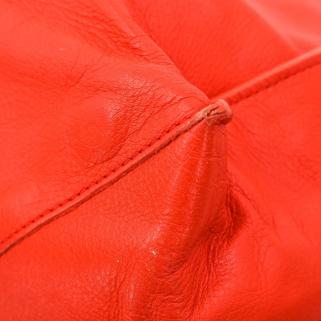 Balenciaga City Classic Studs Highlight Bag Leather Red Leather Tote Bag