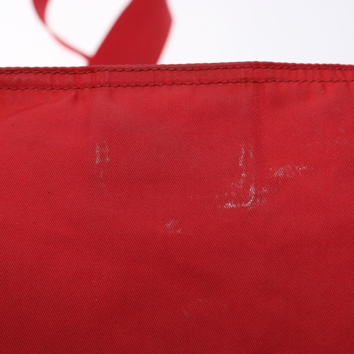 Prada Flat Messenger Bag Tessuto Red Nylon Bag