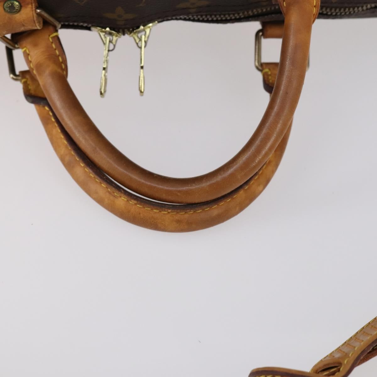 Louis Vuitton Keepall Bandouliere Bag Monogram Canvas Brown Canvas Travel Bag