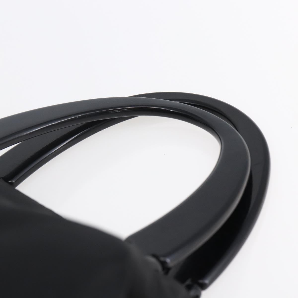 Prada Vintage Handbag Tessuto Black Nylon Handbag