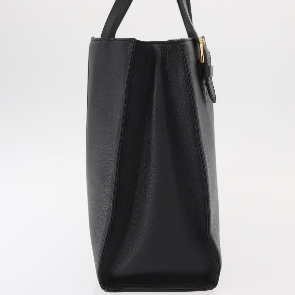 Burberry Vintage Handbag Leather Black Leather Handbag