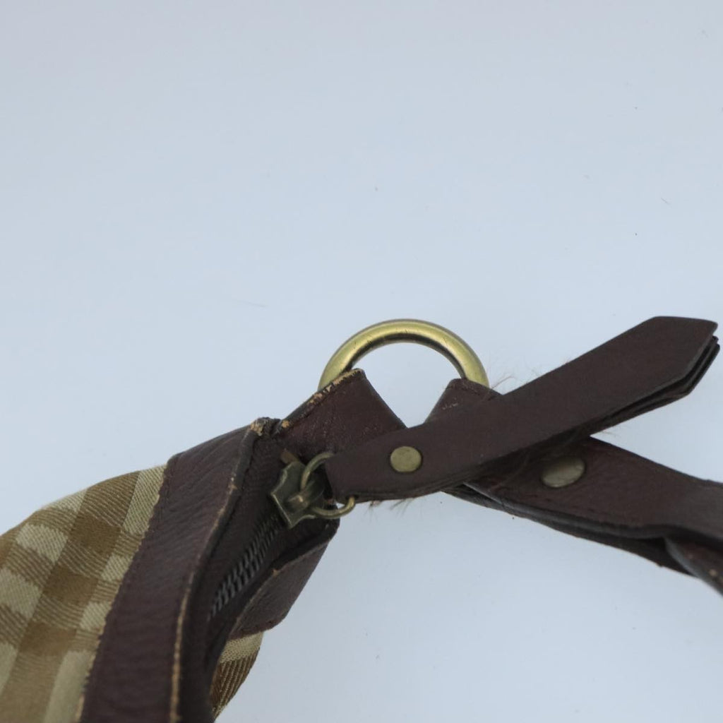 Burberry Nova Check Shoulder Bag Canvas And Leather Beige Canvas Shoulder Bag