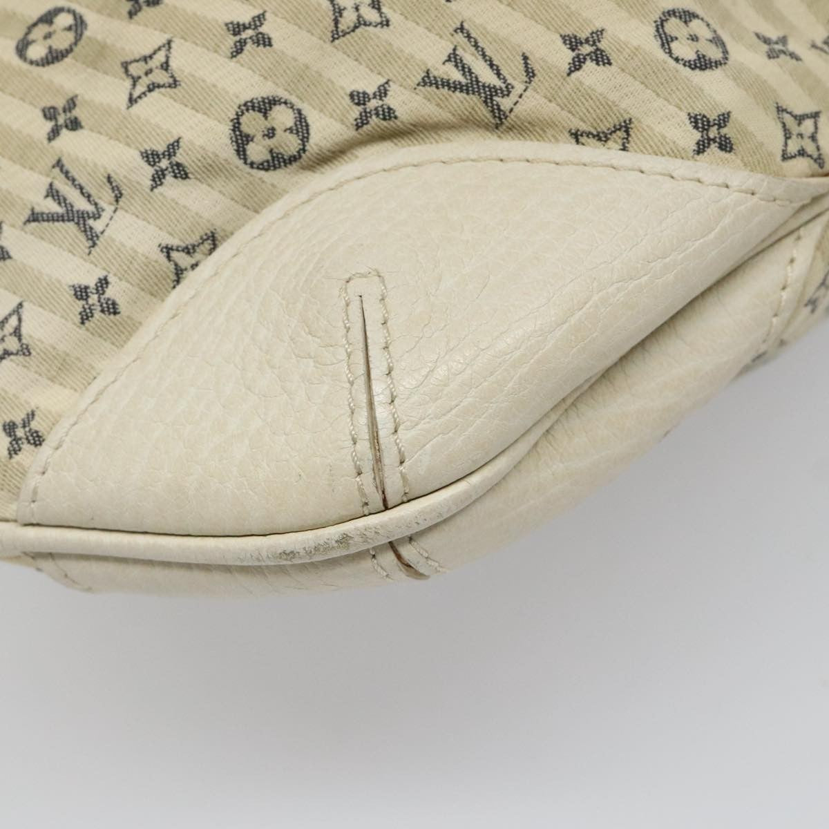 Louis Vuitton Marina Handbag Mini Lin Croisette Beige Canvas Bag
