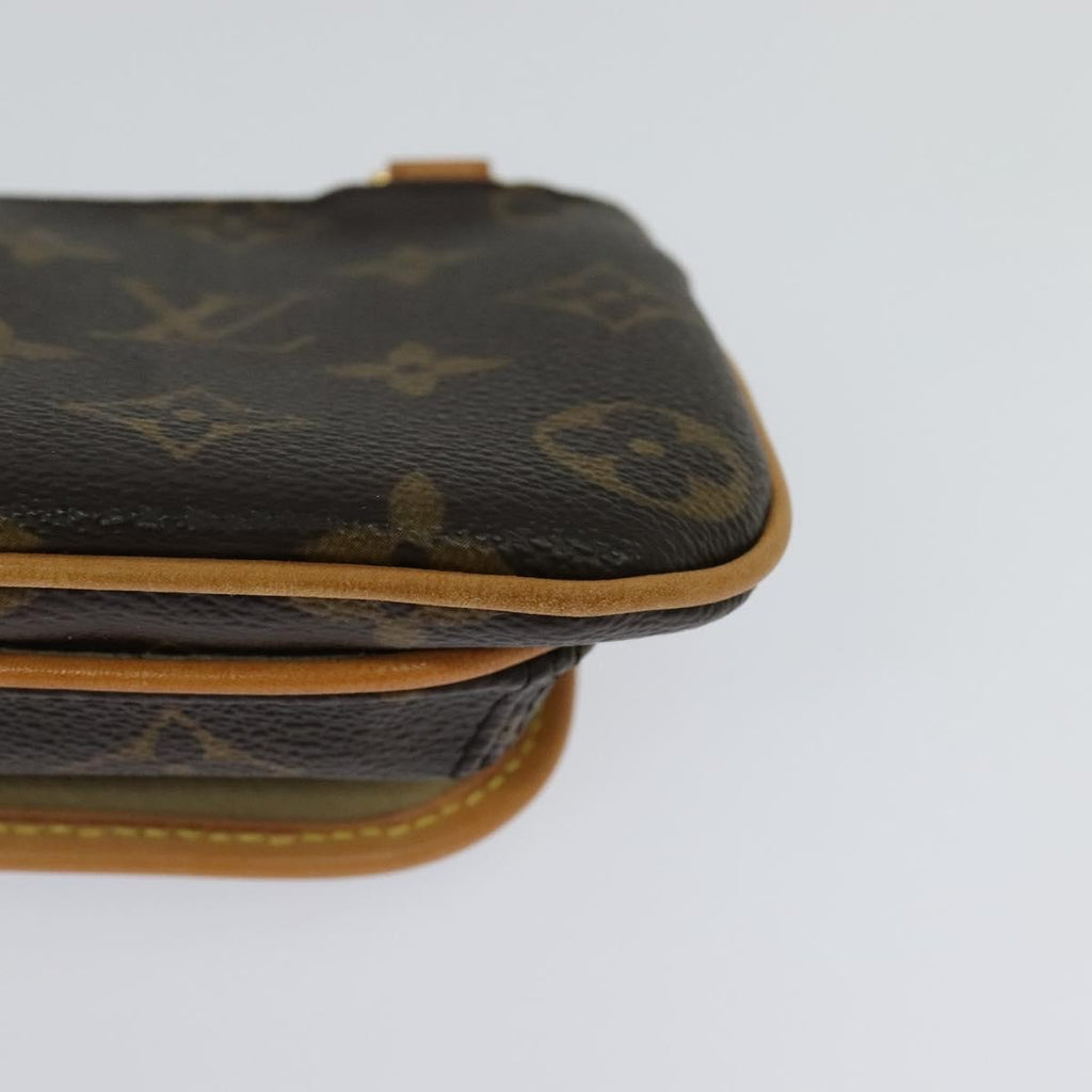 Louis Vuitton Tikal Wristlet Pochette Monogram Canvas Brown Canvas Bag