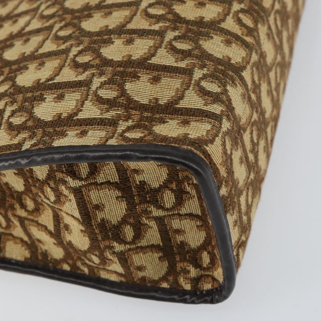 Christian Dior Trotter Shoulder Bag Canvas Beige Canvas Shoulder Bag Bag (Pre-Owned)