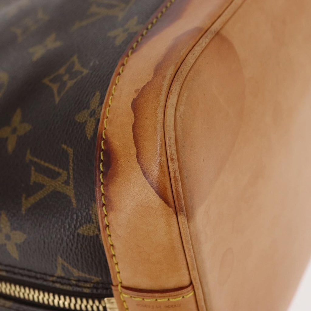 Louis Vuitton Alma Handbag Monogram Canvas Brown Canvas Handbag