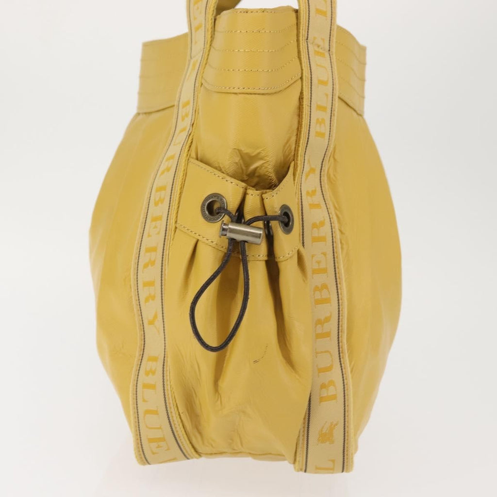Burberry Blue Label Tote Bag Leather Yellow Leather Tote Bag