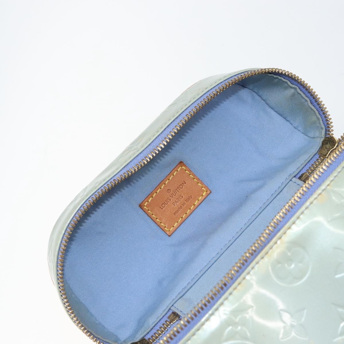 Louis Vuitton Sullivan Handbag Monogram Vernis Gray Patent_Leather Shoulder Bag