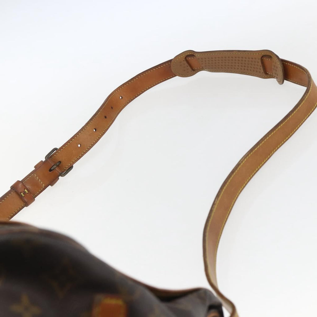Louis Vuitton Saumur Handbag Monogram Canvas Brown Canvas Shoulder Bag