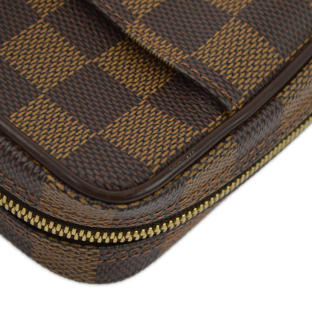 Louis Vuitton Etui Okapi Camera Case Damier Brown Canvas Clutche & Pouche Bag