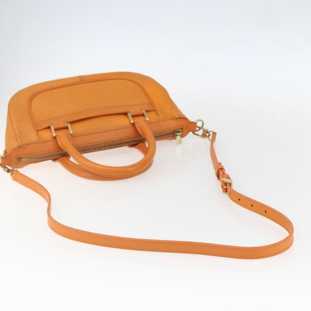 Louis Vuitton Danura Handbag Epi Orange Leather Handbag