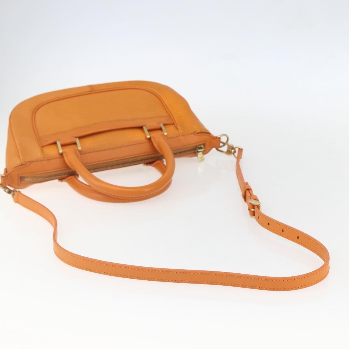 Louis Vuitton Danura Handbag Epi Orange Leather Handbag